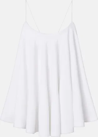 Jacquemus Voile open-back jersey top