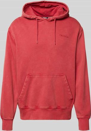 Dickies Hoodie mit Label-Stitching und K&auml;nguru-Tasche in Rot, Gr&ouml;&szlig;e XXL