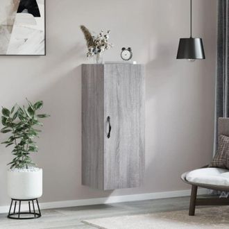 vidaXL Armario De Pared Madera De Ingenier&iacute;a Gris Sonoma 34,5x34x90 Cm Vidaxl