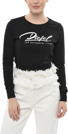 Diesel Black Logo Crew Neck Sweatshirt
