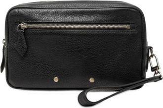 Louis Vuitton Pre-owned Kasai Clutch - Dames - Vintage Clutch - Zwart - ONE Size - Leer - Vintage