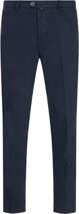 Kiton Slim-fit Trousers, male, Blue, W35, Semi-Classic Trousers