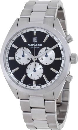 Movado Heritage Series Datron Chronograph Quartz Blue Dial Mens Watch 3650179