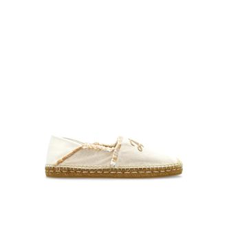 Jimmy Choo London Espadrilles, female, Beige, Size: 8 1/2 US Avi Flat Espadrilles