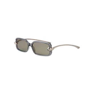 Bottega Veneta Bv1439S Zonnebril - unisex - Accessoires - Grijs - Maat: 56 MM