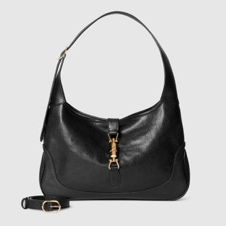 Gucci Jackie 1961 Medium Shoulder Bag, Black, Leather