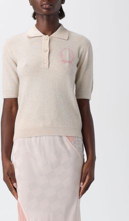 Moschino Polo Shirt MOSCHINO COUTURE Woman color Beige