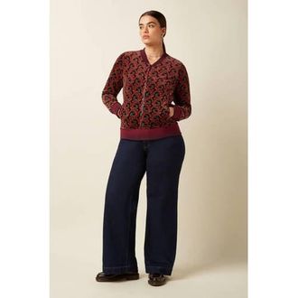 King Louie bomberjack donkerrood