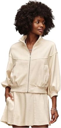 UGG Kyleigh Full-zip Jacket Womens Jacket Cream : SM, Cotton/Elastane