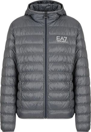 Emporio Armani Inpakbare Core Identity Hooded Jas - Heren - Winterjassen - Grijs - L - Jassen