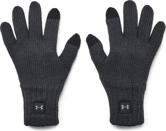 Under Armour Mens Ua Halftime Wool Glove Knitted Black L-XL