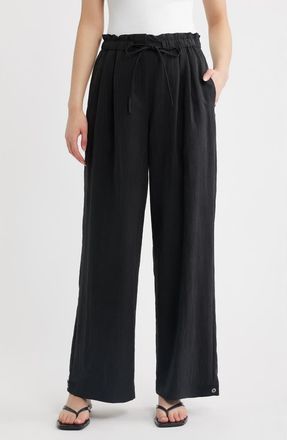 Rails Fulham Wide Leg Pants in Black at Nordstrom, Size Xx-Small