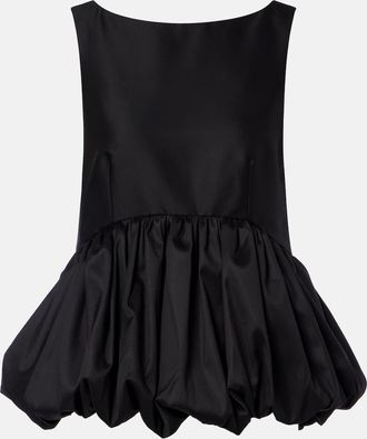 R&oacute;he R&oacute;he Top in lana e seta