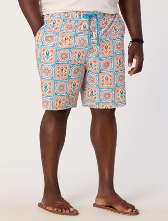 Psycho Bunny Big & Tall Frank Swim Trunks in Multi at Nordstrom, Size Xxx-Large