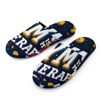 Generic Gym Is My Therap Mens House Slippers Slip Indoor Slipper On Shoes Warm Outdoor