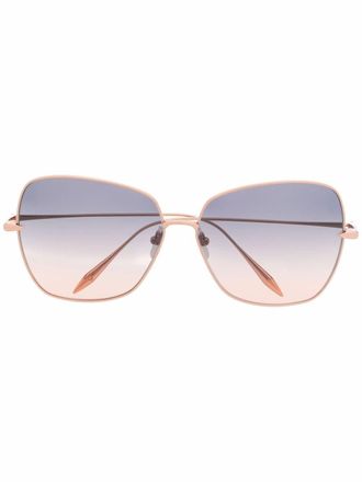 Dita Eyewear Zazoe butterfly-frame sunglasses - Gold