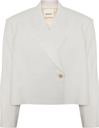 Khaite Raymond double-breasted blazer - women - Cupro/Acetate/Viscose - 4 - White