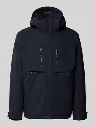 Camel Active Regular Fit Parka mit Rei&szlig;verschlusstaschen Modell TEXXXACTIVE in Marine, Gr&ouml;&szlig;e 58