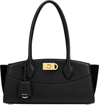 Ferragamo Tassen.. - Dames - Shoppers - Zwart - ONE Size - Leer - Tassen
