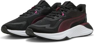 Puma Trainingsschuh PUMA PWR HYBRID TR WNS, Damen, Gr. 37,5, schwarz (puma schwarz, ruby shimmer, pink pixel), Textil, Schuhe Trainingsschuh