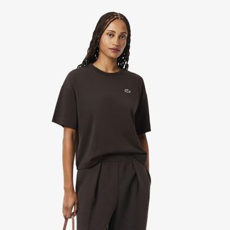 Lacoste T-shirt met korte mouwen en ronde hals met logo