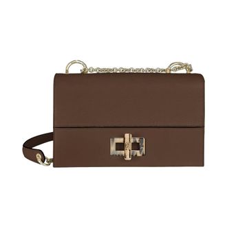 Furla Amelia M Bolso de Hombro - Bags - Mujer - Marr&oacute;n - ONE SIZE