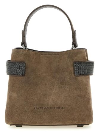 Brunello Cucinelli Brown Essence Small Satchel