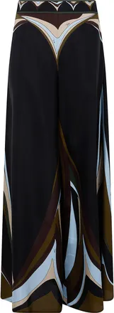 Emilio Pucci Pantaloni In Seta Silk Twill Trousers