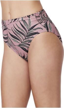 Gottex La Palm Shirred High Waist Swim Bottom in Dusk-Pink at Nordstrom, Size 12