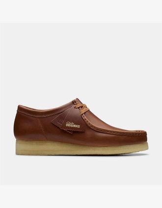 Clarks Mens Wallabee Sn99 Moc Toe Lace Up Boat Shoes - Brown - Size: 8.5 42.5