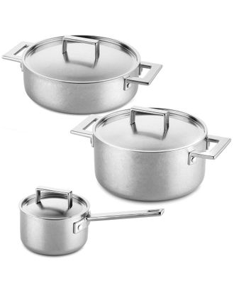 Mepra Attiva Pewter 6Pc Set With $140 Credit