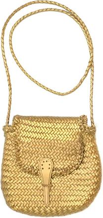 Dragon Diffusion Mini City Bag - Dames - Schoudertassen - Geel - ONE Size - Leer - Tassen