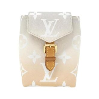 Louis Vuitton Pre-owned By the Pool Monogram Coated Canvas Backpack - Dames - Pre-owned - Beige - Maat: ONE Size