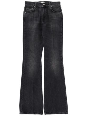 Haikure Black Flared Mid Rise Jeans