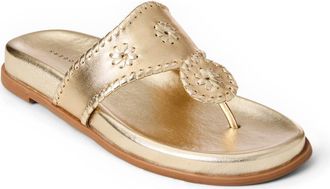 Jack Rogers Jacks Sport Flip Flop in Jacks Platinum at Nordstrom, Size 8.5