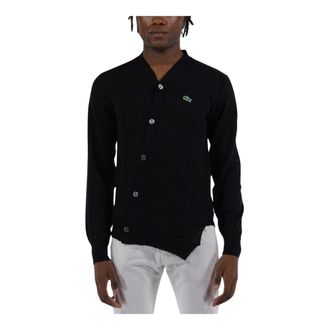 Comme Des Garçons Truien & Vesten, Heren, Zwart, M, Wol, Gebreid Vest