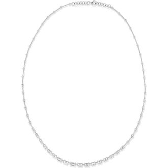 Bony Levy 18K Gold Gatsby Diamond Tennis Necklace, 3ct. in 18K White Gold at Nordstrom, Size 18
