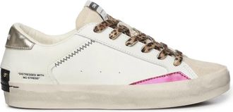 Crime London Leren Sneakers met Metalen Details - Dames - Sneakers - Veelkleurig - 36 EU - Leer - Schoenen