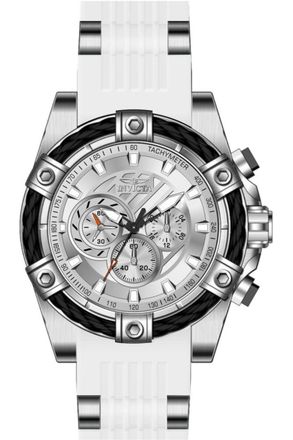 Invicta Bolt 50601 Herenhorloge - Quartz Uurwerk - Roestvrij Staal met Zilveren Wijzerplaat - 52 mm