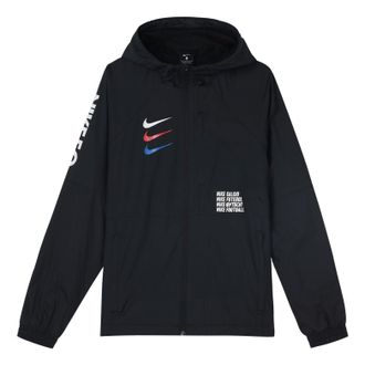 Nike F.C. Woven Breathable Football Sports Jacket Black CD6771-011