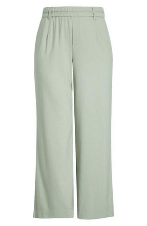 Wit & Wisdom Skyrise High Rise Wide Leg Pants in Eucalyptus at Nordstrom, Size 3X