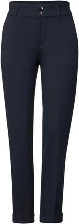 Street One Dames, Jeans, Blauw, Maat: W34 L28 Poliester