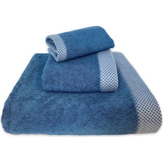 BedVoyage Luxury Viscose Odor & Mildew Resistant Towel Collection, 3pc Set in Indigo at Nordstrom