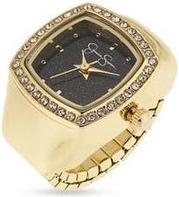 Jessica Simpson Glitter Ring Watch in Gold at Nordstrom Rack