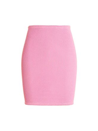 ミニスカート PRADA Women Skirts 21480SOOO1ISX F0028 Pink Pink Cashmere miniskirt | PRADA