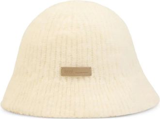 Ami Cappello bucket Ami in mohair - Giallo