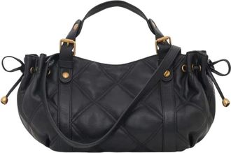 Gerard Darel 12H Mini Handtas - Dames - Tassen - Zwart - Maat: ONE Size Leer