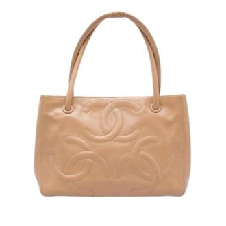 Chanel Bolso Tote Vintage Pre-owned - Pre-owned - Mujer - Beige - ONE SIZE