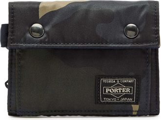 Porter Counter Shade Camouflage Nylon-twill Wallet - Khaki - One Size