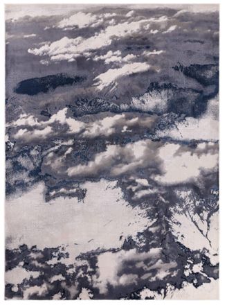 Novatrend Alfombra moderna sal&oacute;n Azul 160x230 cm